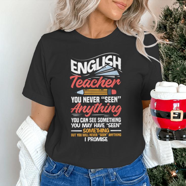 English Teacher Unisex T-Shirt, English Teacher Shirts, gift for family, gift for coworker