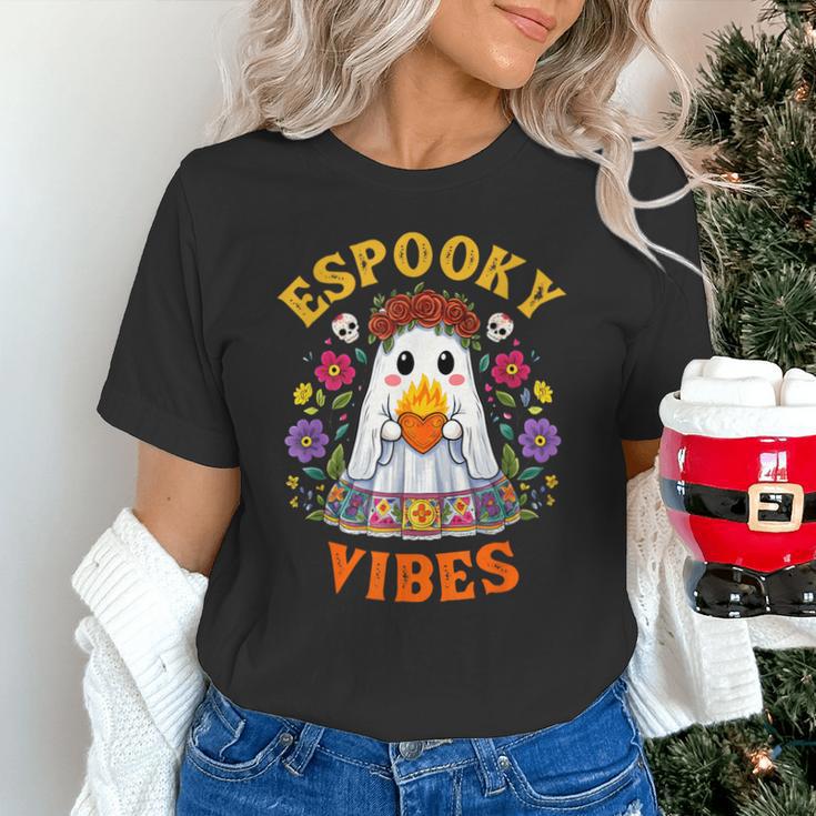 Espooky Vibes Spanish Mexican Halloween Ghost Teachers Unisex T-Shirt, gift for family, gift for coworker Espooky Vibes Spanish Mexican Halloween Ghost Teachers Unisex T-Shirt, gift for family, gift for coworker