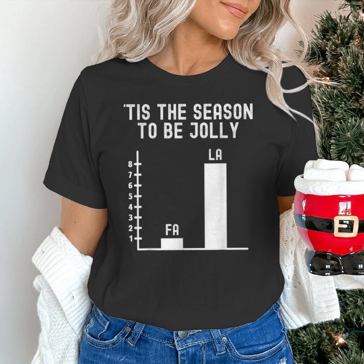 Fa La 8 Math Pun Math Teacher Christmas Unisex T-Shirt, gift for family, gift for coworker