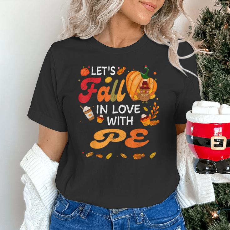 Lets Fall In Love With PE Teacher Thanksgiving Unisex T-Shirt, Pe Teacher Shirts, gift for family, gift for coworker Lets Fall In Love With PE Teacher Thanksgiving Unisex T-Shirt, Pe Teacher Shirts, gift for family, gift for coworker