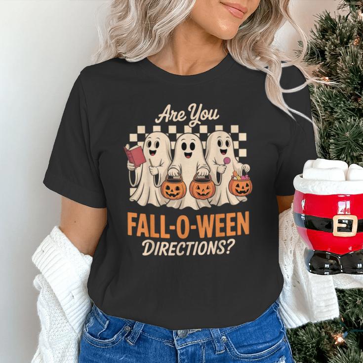 Are You Fall O Ween Directions Teacher Halloween Boo Ghost Unisex T-Shirt, gift for family, gift for coworker Are You Fall O Ween Directions Teacher Halloween Boo Ghost Unisex T-Shirt, gift for family, gift for coworker
