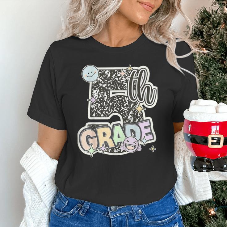 First Day Of Fifth Grade Composition Notebook Teacher Unisex T-Shirt, First Grade Teacher Shirts, gift for family, gift for coworker