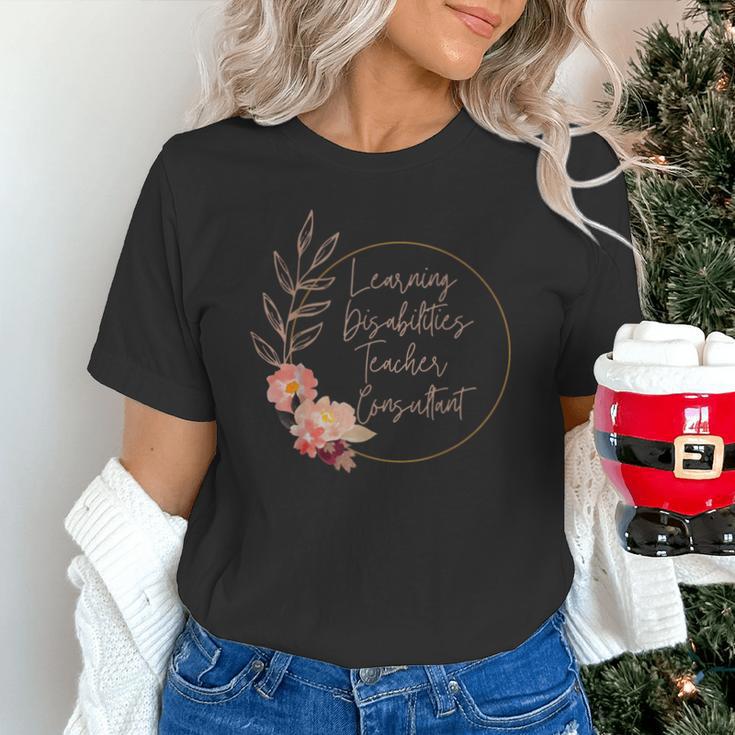 Floral Learning Disabilities Teacher Consultant SPED Teacher Unisex T-Shirt, gift for family, gift for coworker Floral Learning Disabilities Teacher Consultant SPED Teacher Unisex T-Shirt, gift for family, gift for coworker