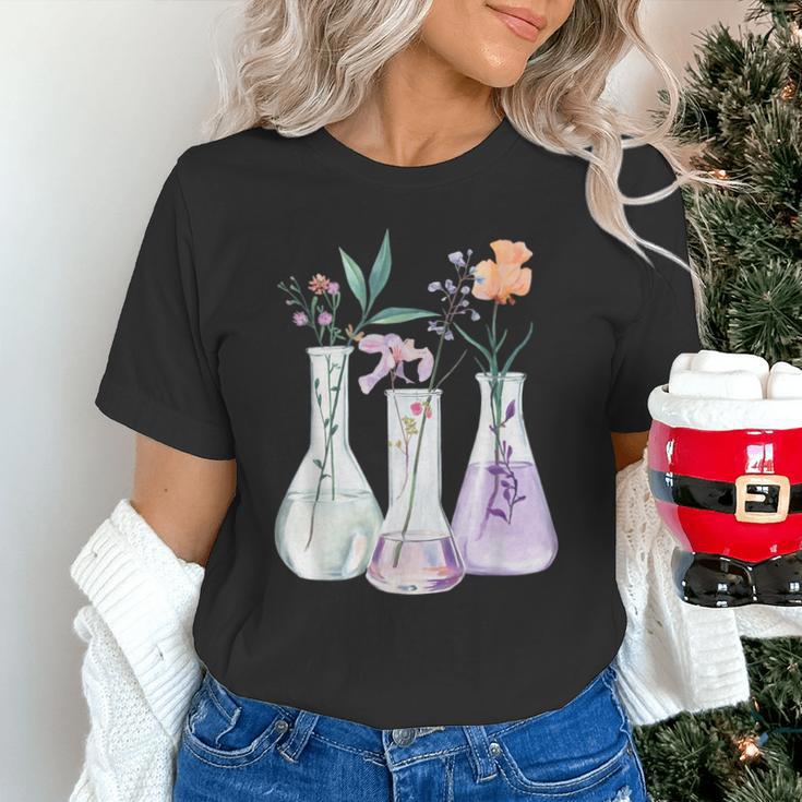 Flowers Test Tube Chemistry Student Science Teacher Women Unisex T-Shirt, Science Teacher Shirts, gift for family, gift for coworker Flowers Test Tube Chemistry Student Science Teacher Women Unisex T-Shirt, Science Teacher Shirts, gift for family, gift for coworker