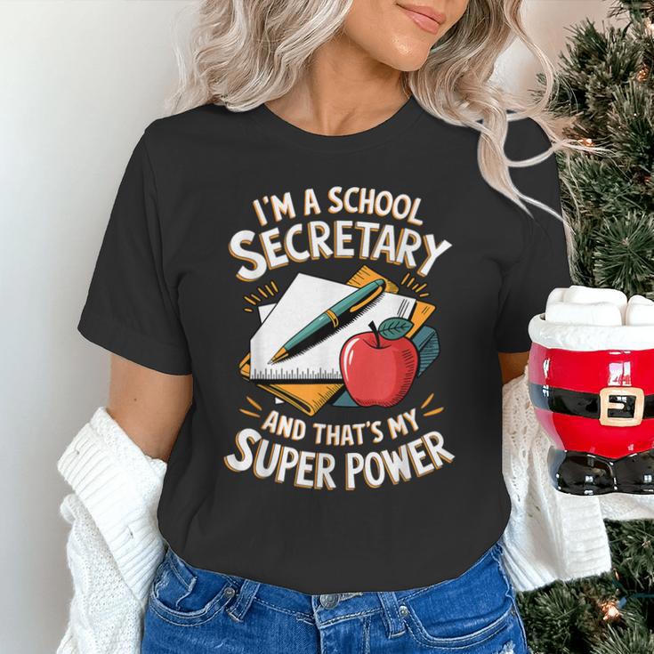 Front Office Teacher Admin Mother I'm A School Secretary Unisex T-Shirt, gift for family, gift for coworker