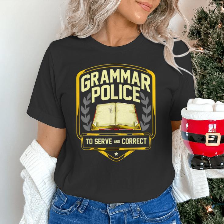 Grammar Police To Serve And Correct English Teacher Unisex T-Shirt, English Teacher Shirts, gift for family, gift for coworker Grammar Police To Serve And Correct English Teacher Unisex T-Shirt, English Teacher Shirts, gift for family, gift for coworker