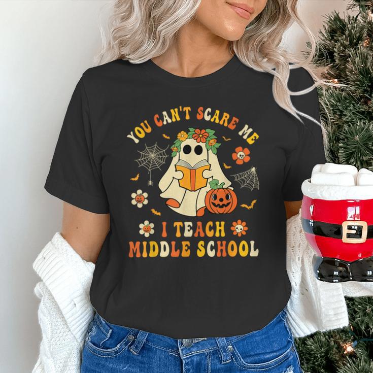 Halloween You Can't Scare Me I Teach Middle School Teacher Unisex T-Shirt, gift for family, gift for coworker