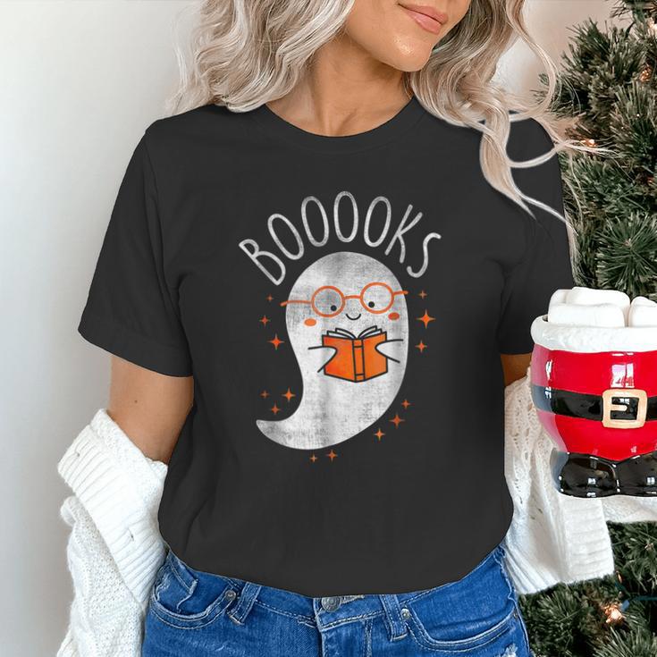 Halloween Cute Ghost Book Reading Teacher Unisex T-Shirt, gift for family, gift for coworker Halloween Cute Ghost Book Reading Teacher Unisex T-Shirt, gift for family, gift for coworker