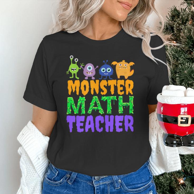 Halloween Monster Math Teacher Men Women Unisex T-Shirt, gift for family, gift for coworker Halloween Monster Math Teacher Men Women Unisex T-Shirt, gift for family, gift for coworker