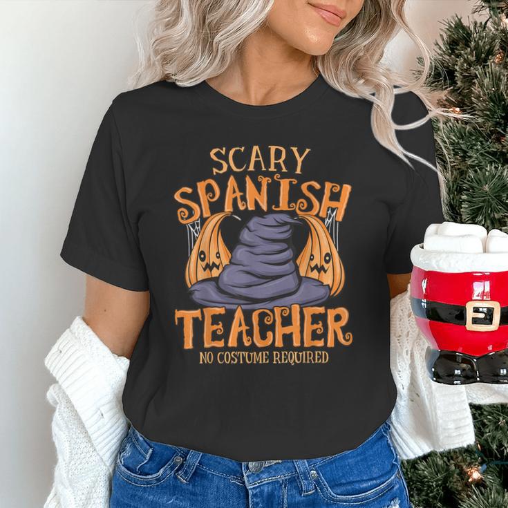 Halloween Scary Spanish Teacher No Costume Required For Men Women Unisex T-Shirt, gift for family, gift for coworker