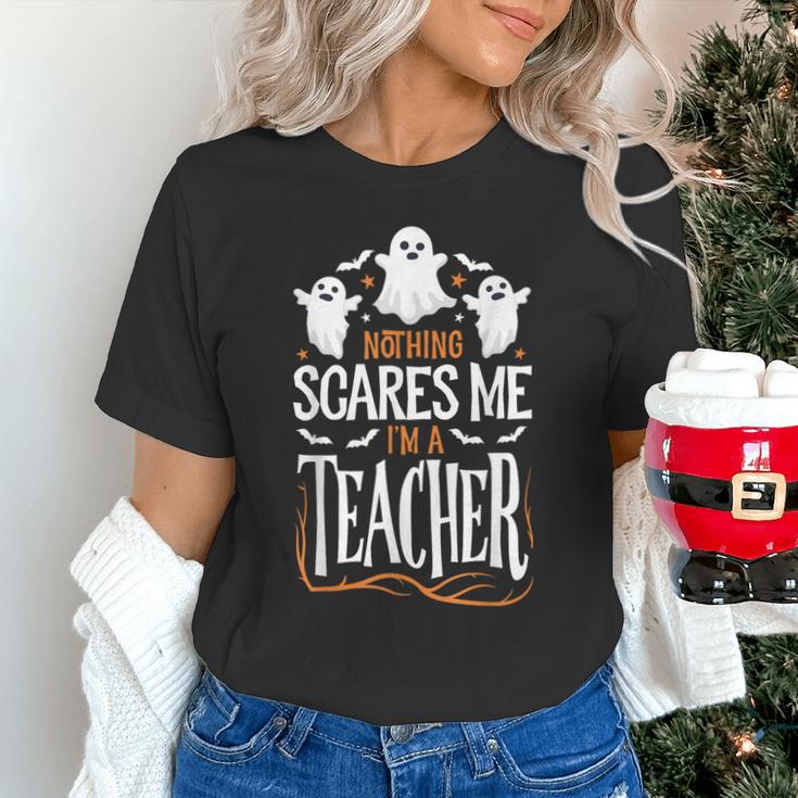 Halloween Teacher Nothing Scares Me Women Men Teachers Unisex T-Shirt, gift for family, gift for coworker Halloween Teacher Nothing Scares Me Women Men Teachers Unisex T-Shirt, gift for family, gift for coworker