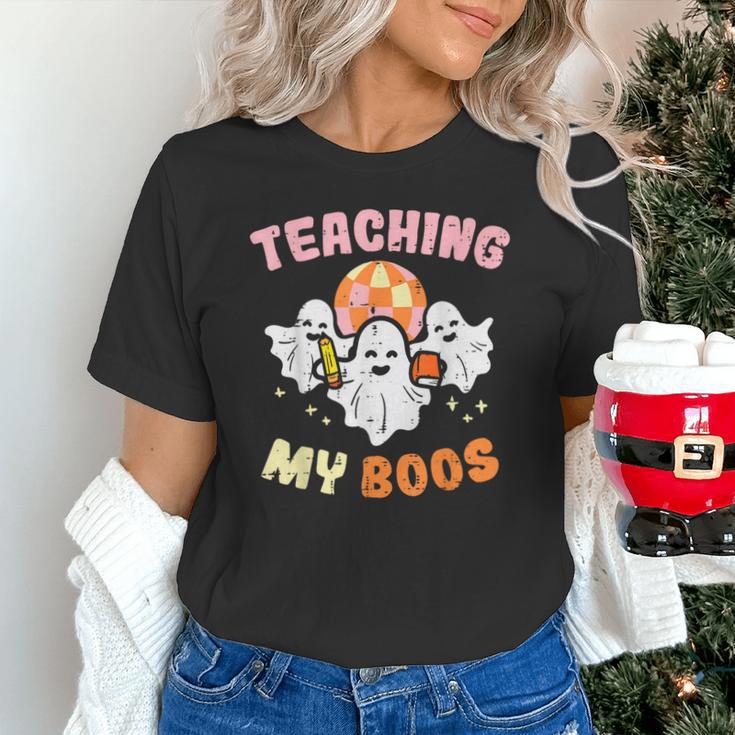 Halloween Teacher Teaching My Boos Costume Teacher Men Women Unisex T-Shirt, gift for family, gift for coworker Halloween Teacher Teaching My Boos Costume Teacher Men Women Unisex T-Shirt, gift for family, gift for coworker