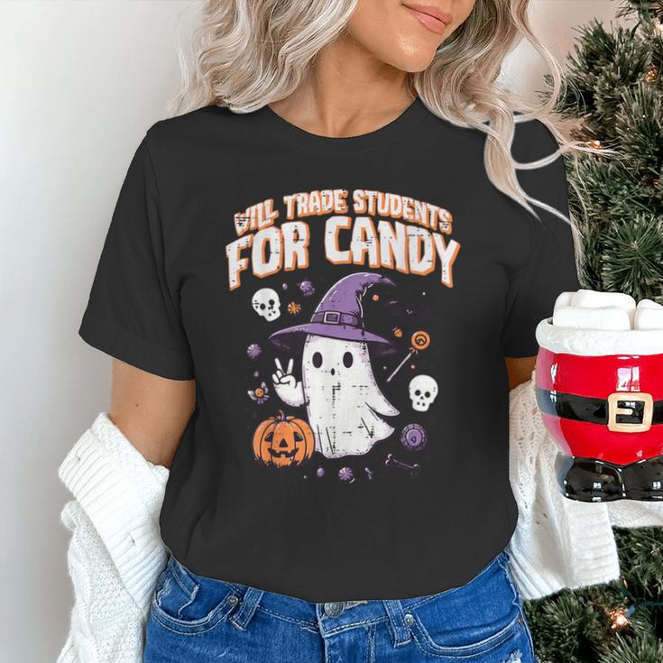 Halloween Teacher Trade Students For Candy Costume Women Unisex T-Shirt, gift for family, gift for coworker Halloween Teacher Trade Students For Candy Costume Women Unisex T-Shirt, gift for family, gift for coworker