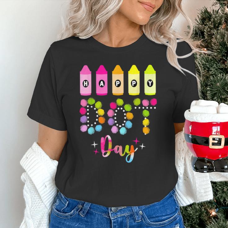 Happy Dot Day 2025 Teacher Kids Girls Colorful Polka Dot Day Unisex T-Shirt, gift for family, gift for coworker Happy Dot Day 2025 Teacher Kids Girls Colorful Polka Dot Day Unisex T-Shirt, gift for family, gift for coworker