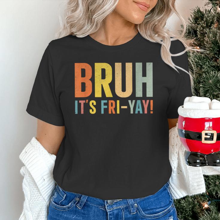 Happy Friyay Teacher Shirt Cute Teacher Fashion Bruh Fri-Yay Unisex T-Shirt, gift for family, gift for coworker