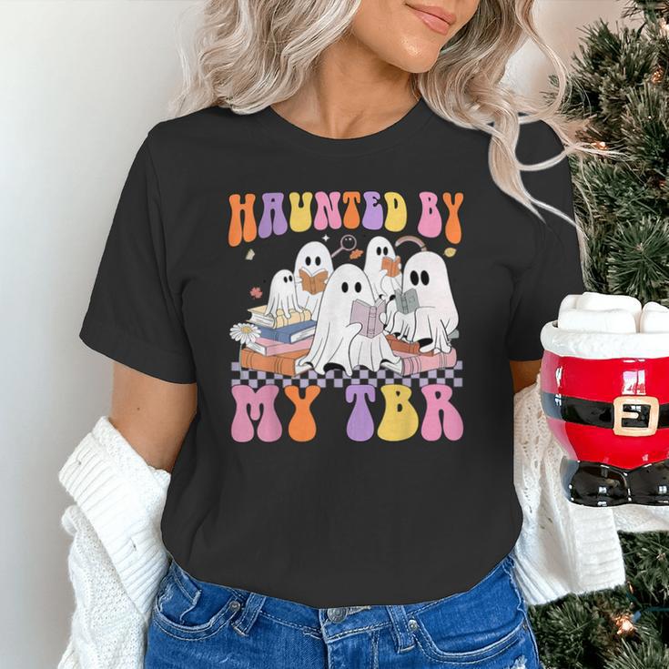 Haunted By My TBR Cute Ghosts Book Reading Teacher Halloween Unisex T-Shirt, gift for family, gift for coworker Haunted By My TBR Cute Ghosts Book Reading Teacher Halloween Unisex T-Shirt, gift for family, gift for coworker