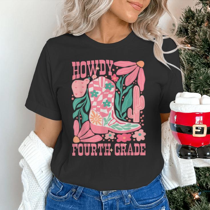 Howdy Fourth Grade Western 4th Grade Teacher Cowboy Cowgirl Unisex T-Shirt, 4th Grade Teacher Shirts, gift for family, gift for coworker