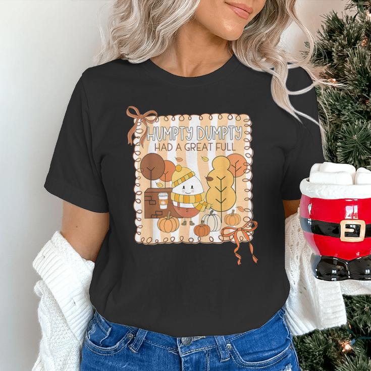 Humpty Dumpty Had A Great Fall Teacher Thanksgiving Autumn Unisex T-Shirt, gift for family, gift for coworker Humpty Dumpty Had A Great Fall Teacher Thanksgiving Autumn Unisex T-Shirt, gift for family, gift for coworker