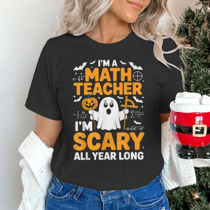 I'm A Math Teacher I'm Scary All Year Long Spooky Halloween Unisex T-Shirt, gift for family, gift for coworker I'm A Math Teacher I'm Scary All Year Long Spooky Halloween Unisex T-Shirt, gift for family, gift for coworker