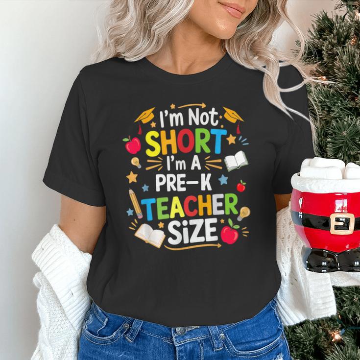 I'm Not Short I'm A Pre-K Teacher Size Back To School Unisex T-Shirt, gift for family, gift for coworker I'm Not Short I'm A Pre-K Teacher Size Back To School Unisex T-Shirt, gift for family, gift for coworker