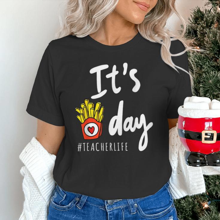 It's Fry Day Teacher Life Unisex T-Shirt, gift for family, gift for coworker