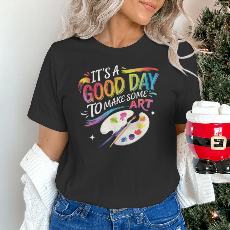 It's A Good Day To Make Some Art Artist Drawing Teacher Unisex T-Shirt, gift for family, gift for coworker It's A Good Day To Make Some Art Artist Drawing Teacher Unisex T-Shirt, gift for family, gift for coworker