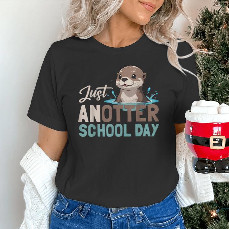 Just Anotter School Day Cute Otter Lover Teacher Student Unisex T-Shirt, gift for family, gift for coworker