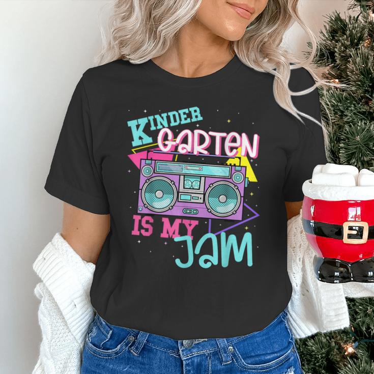 Kindergarten Is My Jam Cute Teacher Shirt 80's 90's Styl Unisex T-Shirt, gift for family, gift for coworker Kindergarten Is My Jam Cute Teacher Shirt 80's 90's Styl Unisex T-Shirt, gift for family, gift for coworker