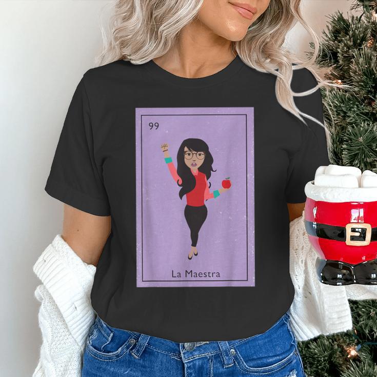 La Maestra Mexican Bingo Card Teacher Lottery Card Unisex T-Shirt, gift for family, gift for coworker La Maestra Mexican Bingo Card Teacher Lottery Card Unisex T-Shirt, gift for family, gift for coworker
