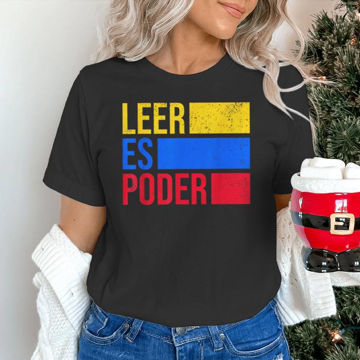 Leer Es Poder Colombian Spanish Teacher Maestra Colombia Unisex T-Shirt, gift for family, gift for coworker Leer Es Poder Colombian Spanish Teacher Maestra Colombia Unisex T-Shirt, gift for family, gift for coworker