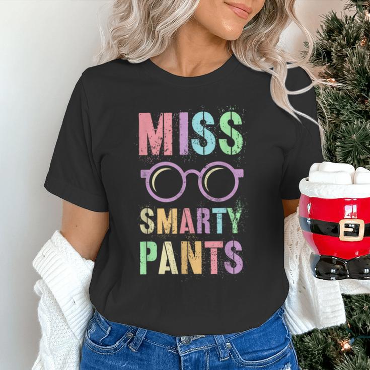 Little MISS SMARTY PANTS School Grad Teacher Last Day Unisex T-Shirt, gift for family, gift for coworker Little MISS SMARTY PANTS School Grad Teacher Last Day Unisex T-Shirt, gift for family, gift for coworker
