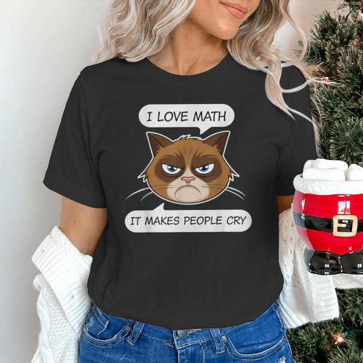 I Love Math It Makes People Cry Math Teacher Unisex T-Shirt, gift for family, gift for coworker I Love Math It Makes People Cry Math Teacher Unisex T-Shirt, gift for family, gift for coworker