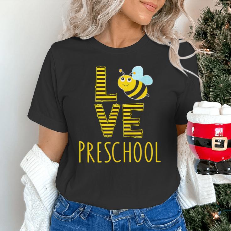 Love Preschool Back To School Yellow Bee Preschool Teacher For Men Women Girls Kids Unisex T-Shirt, gift for family, gift for coworker Love Preschool Back To School Yellow Bee Preschool Teacher For Men Women Girls Kids Unisex T-Shirt, gift for family, gift for coworker