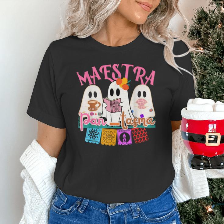 Maestra Pantasmas Conchas Teacher Mexican Halloween Unisex T-Shirt, gift for family, gift for coworker Maestra Pantasmas Conchas Teacher Mexican Halloween Unisex T-Shirt, gift for family, gift for coworker