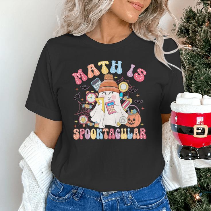 Math Is Spooktacular Math Teacher Spooky Halloween Unisex T-Shirt, gift for family, gift for coworker