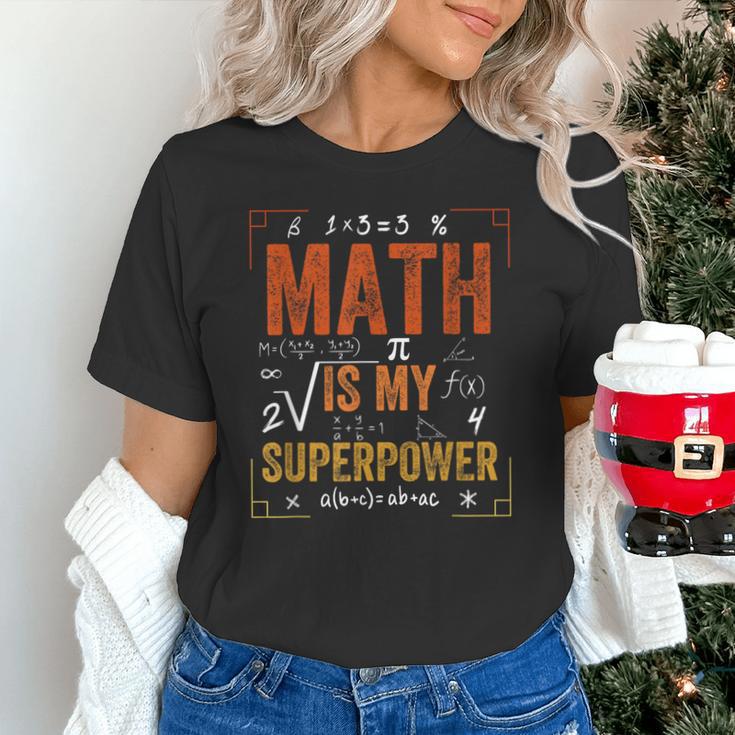 Math Is My Superpower Funny Teacher Unisex T-Shirt, gift for family, gift for coworker Math Is My Superpower Funny Teacher Unisex T-Shirt, gift for family, gift for coworker