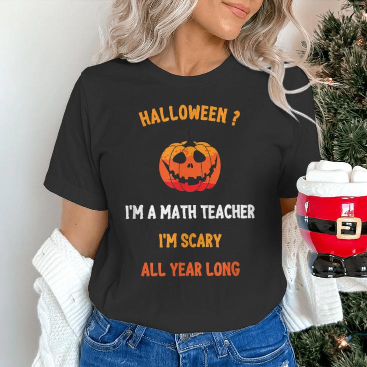 Math Teacher Halloween Quote I'm Scary All Year Long Men Women Unisex T-Shirt, gift for family, gift for coworker Math Teacher Halloween Quote I'm Scary All Year Long Men Women Unisex T-Shirt, gift for family, gift for coworker