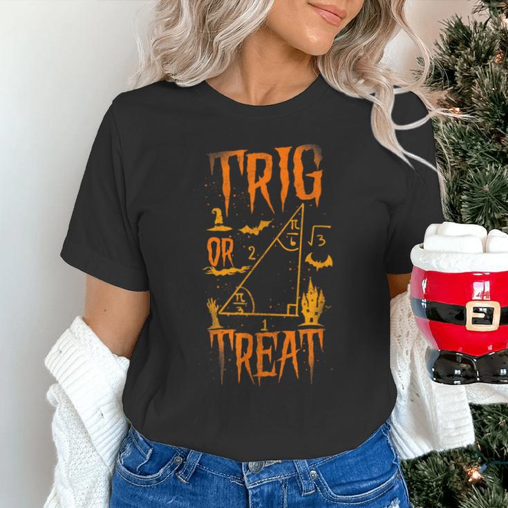 Math Teacher Nerd Student Halloween Trig Or Treat Unisex T-Shirt, gift for family, gift for coworker