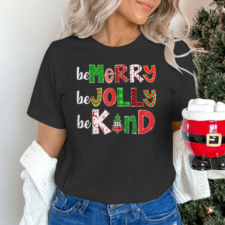 Be Merry Be Jolly Be Kind Merry Christmas Teacher Xmas Pjs Unisex T-Shirt, gift for family, gift for coworker Be Merry Be Jolly Be Kind Merry Christmas Teacher Xmas Pjs Unisex T-Shirt, gift for family, gift for coworker