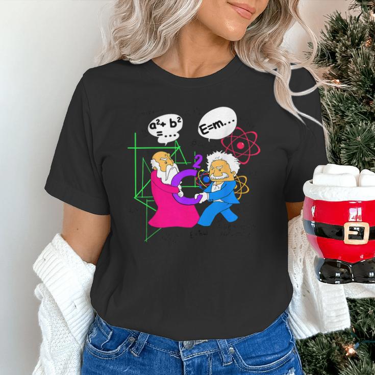 Nerdy Pythagoras Fighting Over C Squared Math Teacher Unisex T-Shirt, gift for family, gift for coworker Nerdy Pythagoras Fighting Over C Squared Math Teacher Unisex T-Shirt, gift for family, gift for coworker