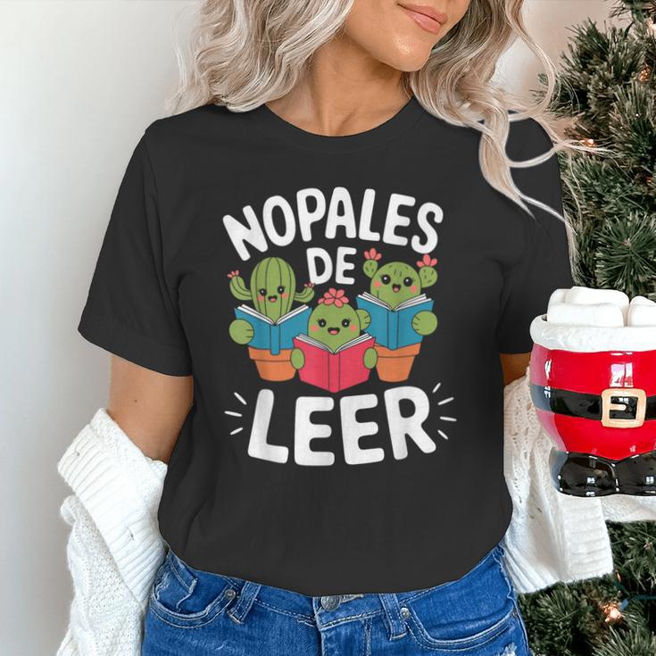Nopales De Leer Bilingual Teacher Maestra Spanish Teacher Unisex T-Shirt, gift for family, gift for coworker Nopales De Leer Bilingual Teacher Maestra Spanish Teacher Unisex T-Shirt, gift for family, gift for coworker