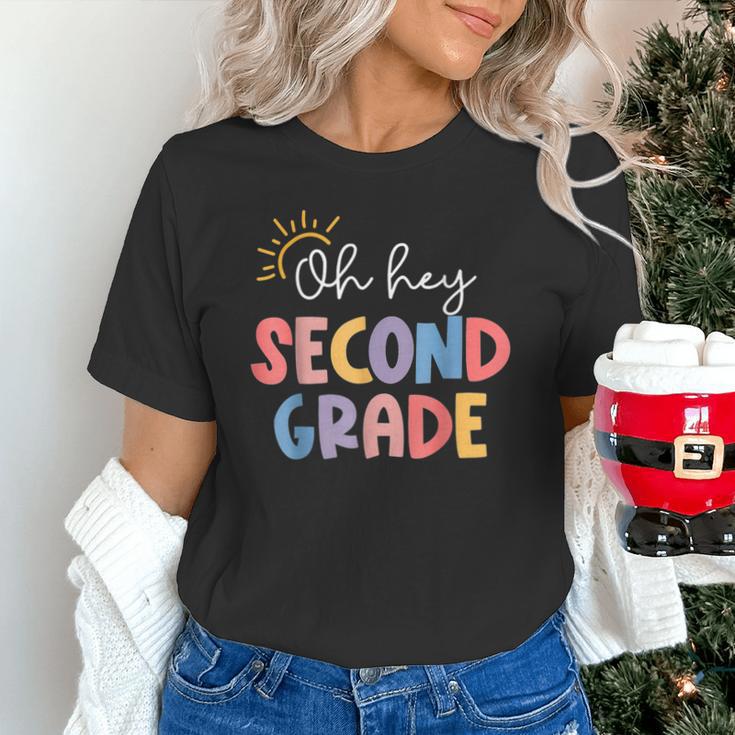 Oh Hey Second Grade First Day Of Teacher Girls Boys Kids Unisex T-Shirt, First Grade Teacher Shirts, gift for family, gift for coworker Oh Hey Second Grade First Day Of Teacher Girls Boys Kids Unisex T-Shirt, First Grade Teacher Shirts, gift for family, gift for coworker