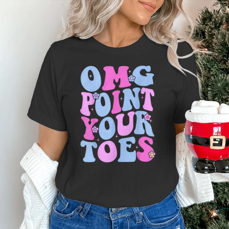OMG Point Your Toes Dancing Teacher Tap Dancer Dance For Men Women Kids Unisex T-Shirt, gift for family, gift for coworker