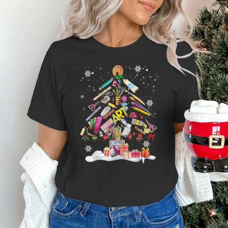 Paintbrush Christmas Tree Decor Xmas For Artist Art Teacher For Men Women Unisex T-Shirt, gift for family, gift for coworker Paintbrush Christmas Tree Decor Xmas For Artist Art Teacher For Men Women Unisex T-Shirt, gift for family, gift for coworker