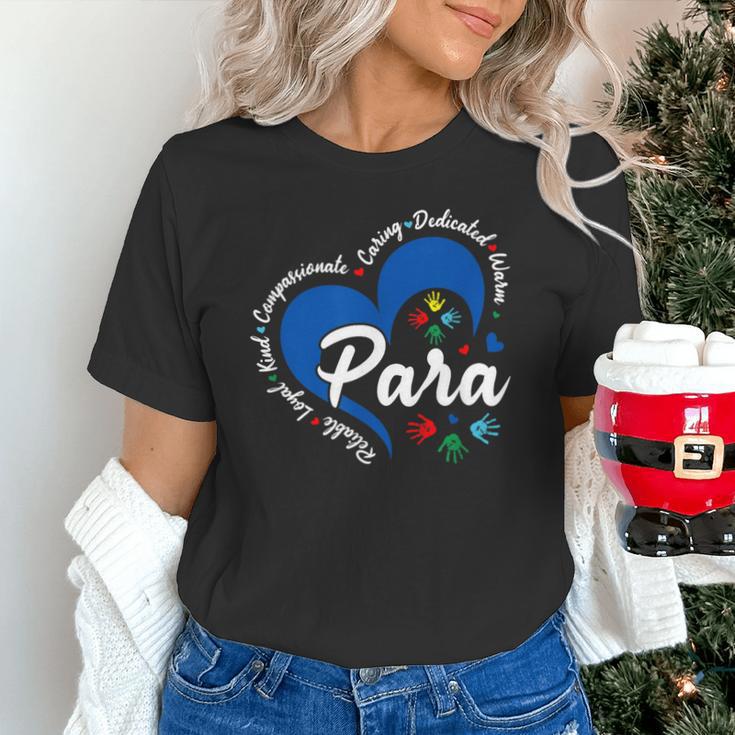 Para Heart Teacher Paraprofessional School Appreciation Unisex T-Shirt, gift for family, gift for coworker Para Heart Teacher Paraprofessional School Appreciation Unisex T-Shirt, gift for family, gift for coworker