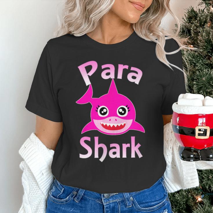 Para Shark Paraprofessional Female Teacher Unisex T-Shirt, gift for family, gift for coworker Para Shark Paraprofessional Female Teacher Unisex T-Shirt, gift for family, gift for coworker