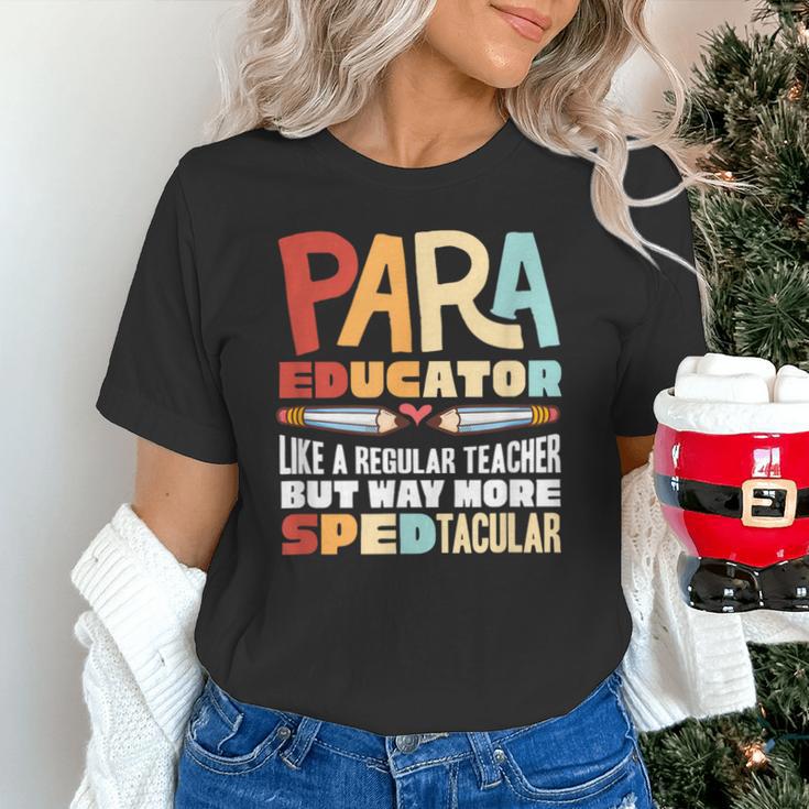 Paraeducator Paraprofessional SPED Teacher Unisex T-Shirt, gift for family, gift for coworker Paraeducator Paraprofessional SPED Teacher Unisex T-Shirt, gift for family, gift for coworker