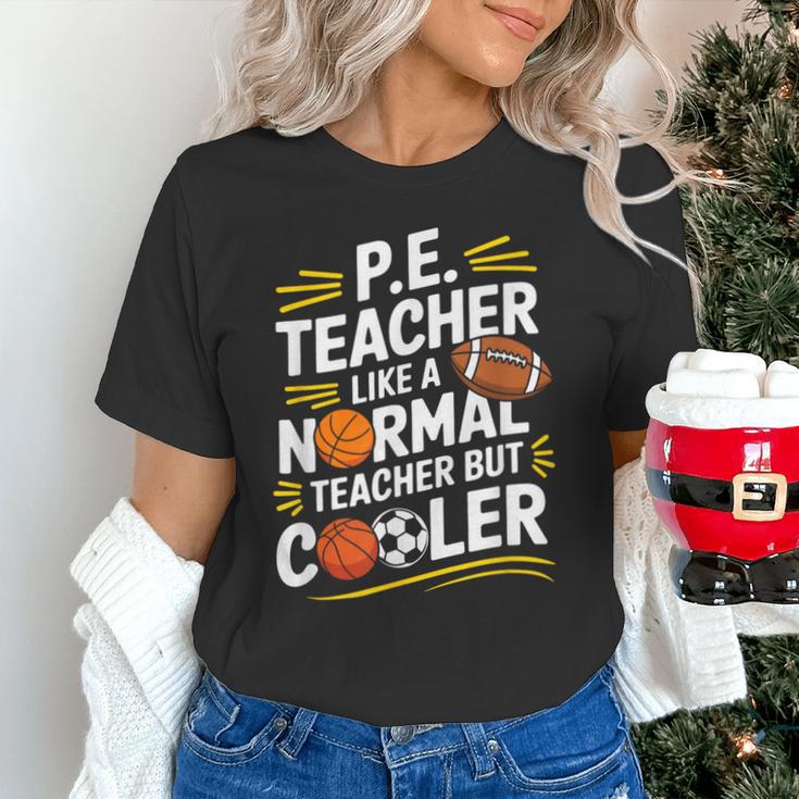 PE Coach PE Teacher Like Normal Teacher But Cooler Unisex T-Shirt, Pe Teacher Shirts, gift for family, gift for coworker PE Coach PE Teacher Like Normal Teacher But Cooler Unisex T-Shirt, Pe Teacher Shirts, gift for family, gift for coworker