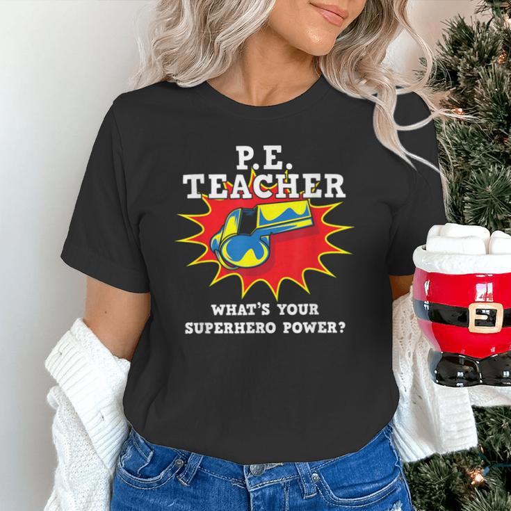 PE Physical Education Teacher Superhero Power School Unisex T-Shirt, Pe Teacher Shirts, gift for family, gift for coworker PE Physical Education Teacher Superhero Power School Unisex T-Shirt, Pe Teacher Shirts, gift for family, gift for coworker