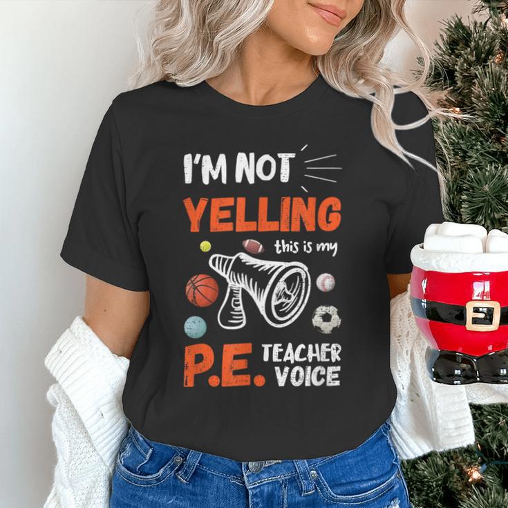 PE Teacher Voice PE Teacher School Fitness Class Unisex T-Shirt, Pe Teacher Shirts, gift for family, gift for coworker